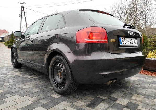 Audi A3 cena 16900 przebieg: 320000, rok produkcji 2008 z Karczew małe 466